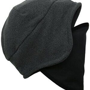 Carhartt Fleece 2-in-1 Headwear Hat in Charcoal Heather